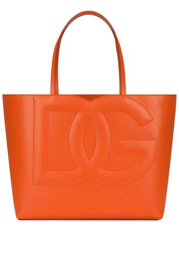 Dolce & Gabbana Handtasche mit Logo-Prägung - Orange