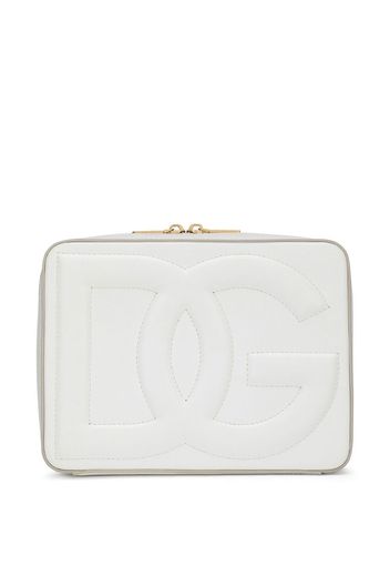 Dolce & Gabbana embossed-logo box bag - Weiß