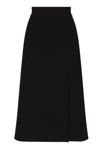 Dolce & Gabbana wool-blend A-line skirt - Schwarz