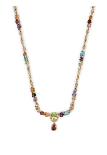 Dolce & Gabbana 18kt yellow gold gemstone necklace