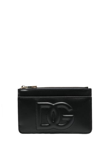 Dolce & Gabbana DG logo zip purse - Schwarz