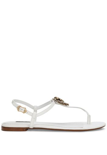 Dolce & Gabbana Devotion T-strap sandals - Weiß