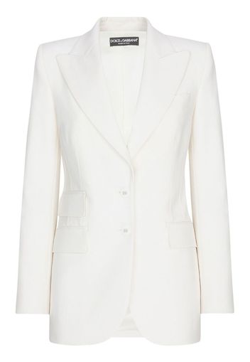 Dolce & Gabbana tailored single-breasted blazer - Weiß