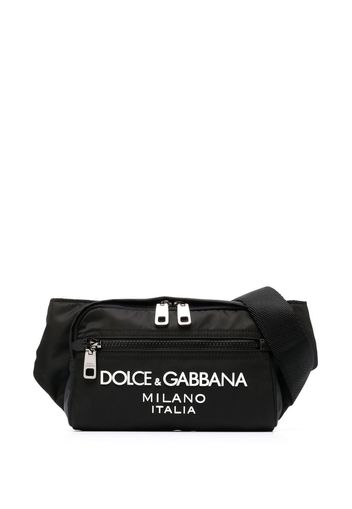 Dolce & Gabbana embossed-logo belt beg - Schwarz