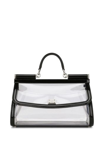 Dolce & Gabbana KIM DOLCE&GABBANA transparente Sicily Handtasche - Schwarz