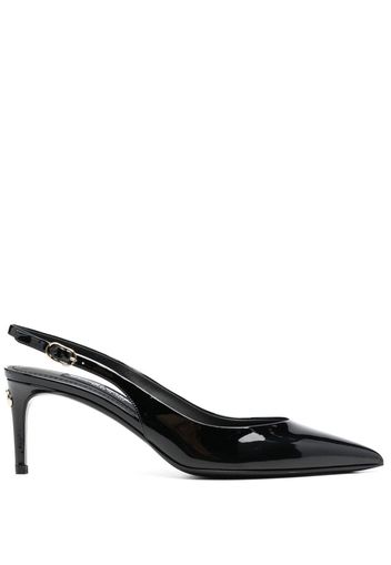 Dolce & Gabbana point-toe slingback pumps - Schwarz