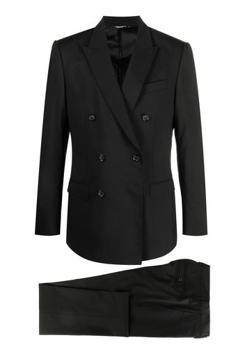 Dolce & Gabbana double-breasted tailored suit - Schwarz