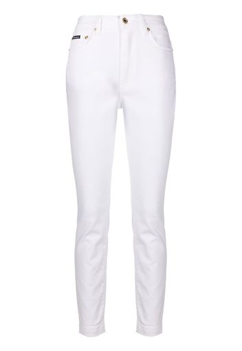 Dolce & Gabbana low-rise skinny trousers - Weiß