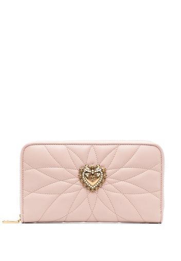 Dolce & Gabbana Devotion continental zipped wallet - Rosa