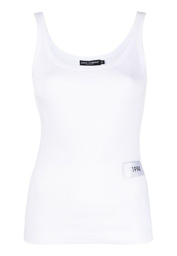 Dolce & Gabbana KIM DOLCE&GABBANA cotton tank top - Weiß