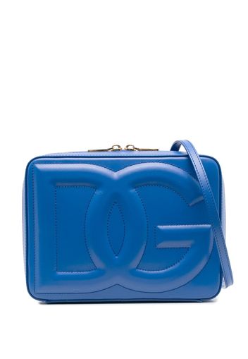 Dolce & Gabbana Umhängetasche mit Logo-Prägung - Blau