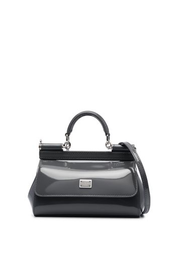 Dolce & Gabbana Sicily patent crossbody bag - Grau