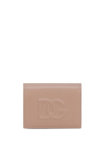 Dolce & Gabbana Portemonnaie mit DG-Logo - Nude