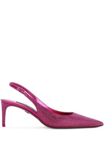 Dolce & Gabbana Slingback-Pumps mit Strass - Rosa