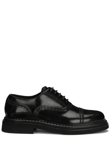 Dolce & Gabbana Francesina Derby-Schuhe - 80999 - NERO