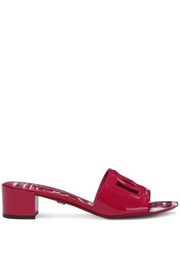 Dolce & Gabbana Bianca Mules - Rot