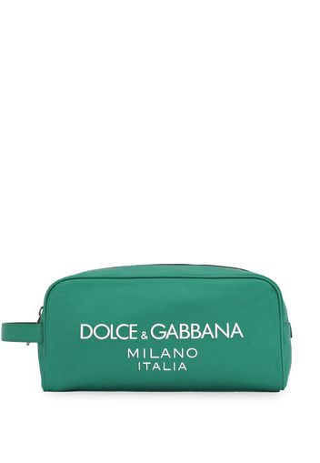 Dolce & Gabbana Nero logo-print wash bag - Grün