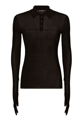 Dolce & Gabbana Pullover mit Knopfverschluss - Schwarz