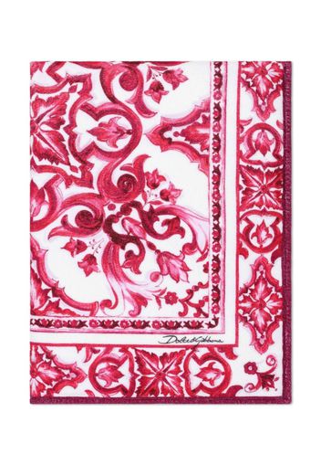 Dolce & Gabbana Kids Majolica-print terrycloth beach towel - HE3TN