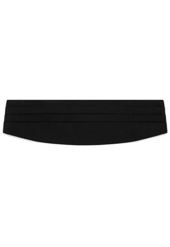 Dolce & Gabbana Kummerbund aus Seidensatin - Schwarz