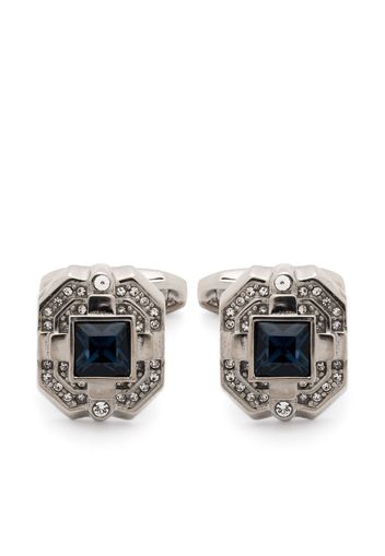 Dolce & Gabbana square-gem sterling silver cufflinks - Silber