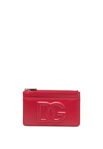 Dolce & Gabbana DG Logo zip purse - Rot
