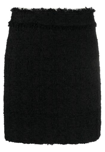 Dolce & Gabbana tweed high-waist skirt - Schwarz