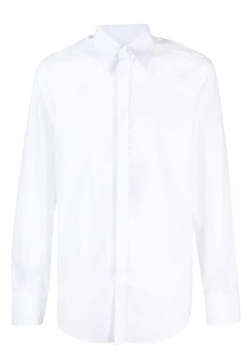 Dolce & Gabbana pointed-collar cotton shirt - Weiß