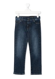 Dolce & Gabbana Kids Jeans mit geradem Bein - Blau