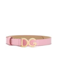 Dolce & Gabbana Kids Gürtel mit Logo - Rosa