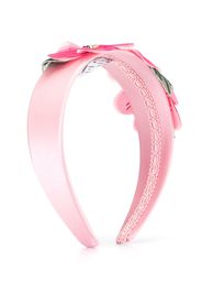 Dolce & Gabbana Kids Verziertes Stirnband - Rosa