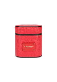 Dolce & Gabbana AirPods-Hülle mit Logo - Rot