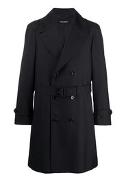 Dolce & Gabbana Trenchcoat mit Gürtel - Schwarz