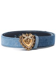 Dolce & Gabbana Devotion Jeansgürtel - Blau