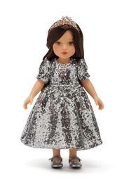 Dolce & Gabbana Kids Puppe mit Paillettenkleid - Mehrfarbig