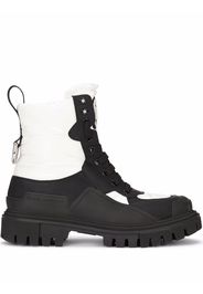 Dolce & Gabbana Stiefeletten mit breiter Sohle - Weiß