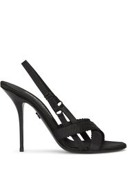 Dolce & Gabbana Sandalen mit Riemen 105mm - Schwarz