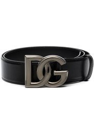 Dolce & Gabbana DG logo buckle belt - Schwarz