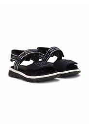 Dolce & Gabbana Kids Sandalen mit Klettverschluss - Schwarz