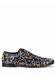 Dolce & Gabbana sequin-embellished lace-up shoes - Schwarz