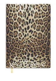 Dolce & Gabbana leopard-print notebook - Gelb