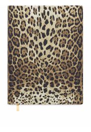 Dolce & Gabbana leopard-print notebook - Braun