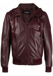 Dolce & Gabbana zip-fastening hooded jacket - Rot