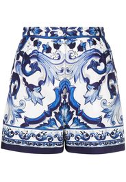 Dolce & Gabbana Majolica-print shorts - Blau