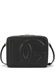 Dolce & Gabbana embossed-logo crossbody bag - Schwarz