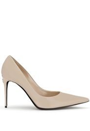 Dolce & Gabbana pointed-toe patent leather pumps - Nude