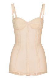 Dolce & Gabbana Semi-transparenter Body - Nude