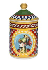 Dolce & Gabbana Carretto-print scented candle (340g) - Rot