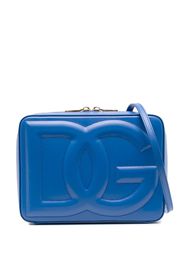 Dolce & Gabbana Umhängetasche mit Logo-Prägung - Blau