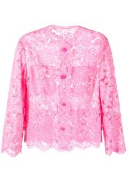 Dolce & Gabbana lace button-up jacket - Rosa